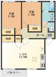 クレールめじろ台の物件間取画像